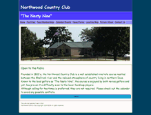 Tablet Screenshot of nwcountryclub.com